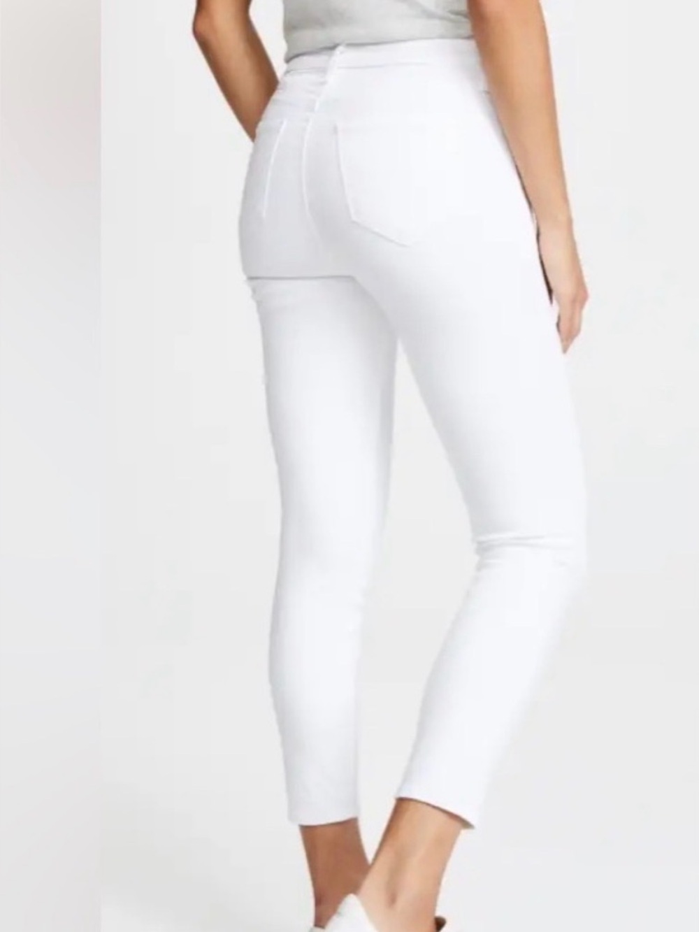 Pistola White Ankle Skinny Jeans